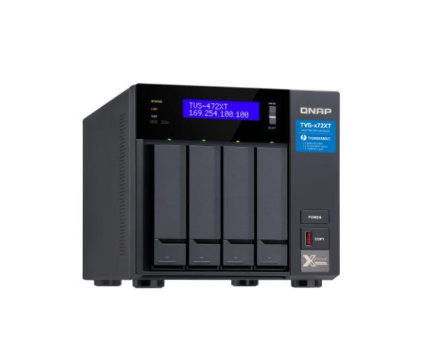 QNAP Serwer NAS TVS-472XT-i5-4G 4x0HDD 10GbE Thunderbolt 4GB - 1375130 - zdjęcie 2